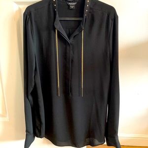 Marciano gold chain blouse